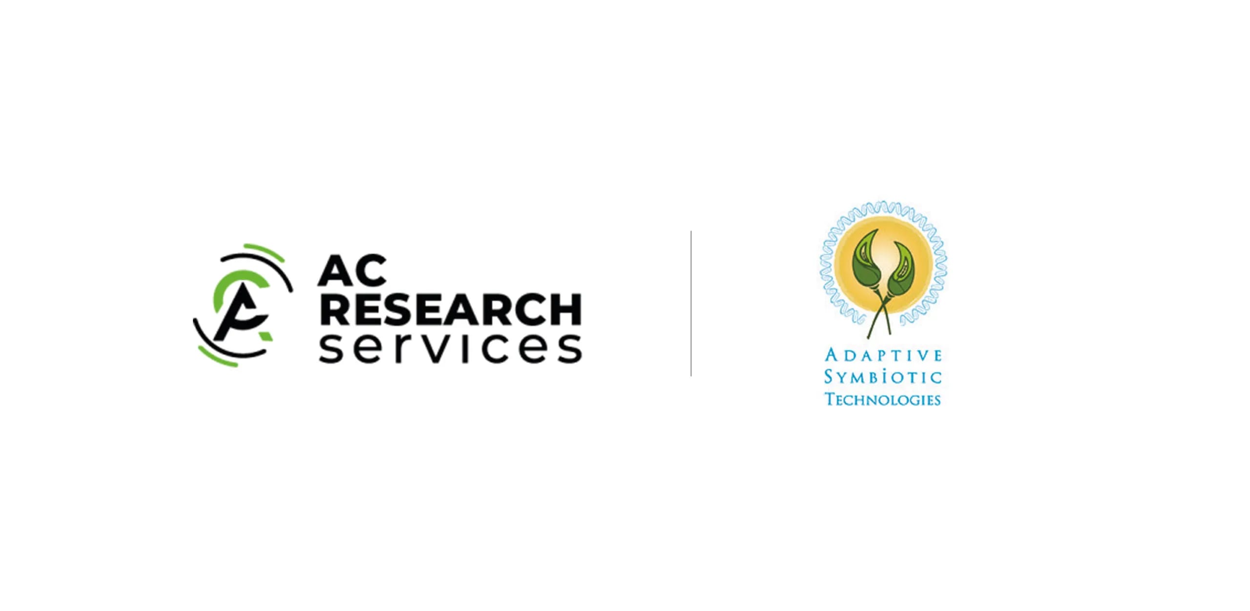 AC Research Services and Adaptive Symbiotic Technologies logos